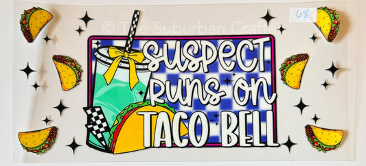 UV DTF Taco Bell