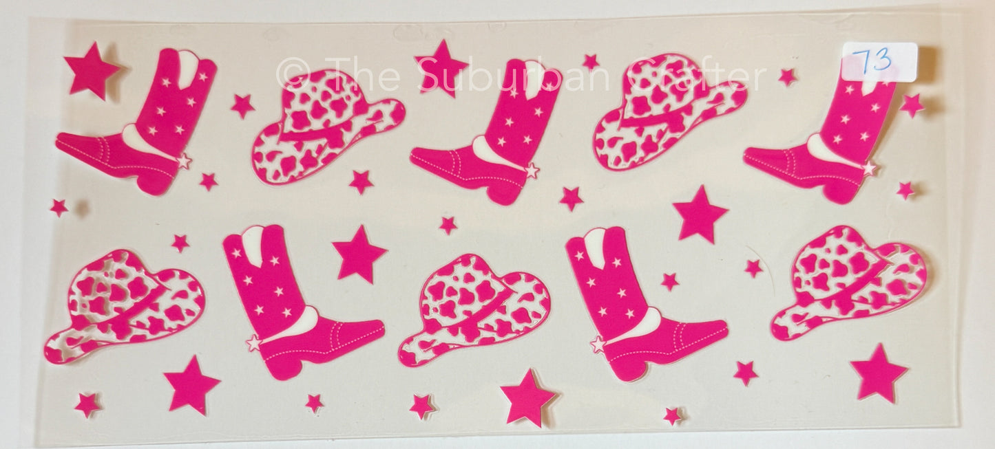 UV DTF Boots and hats
