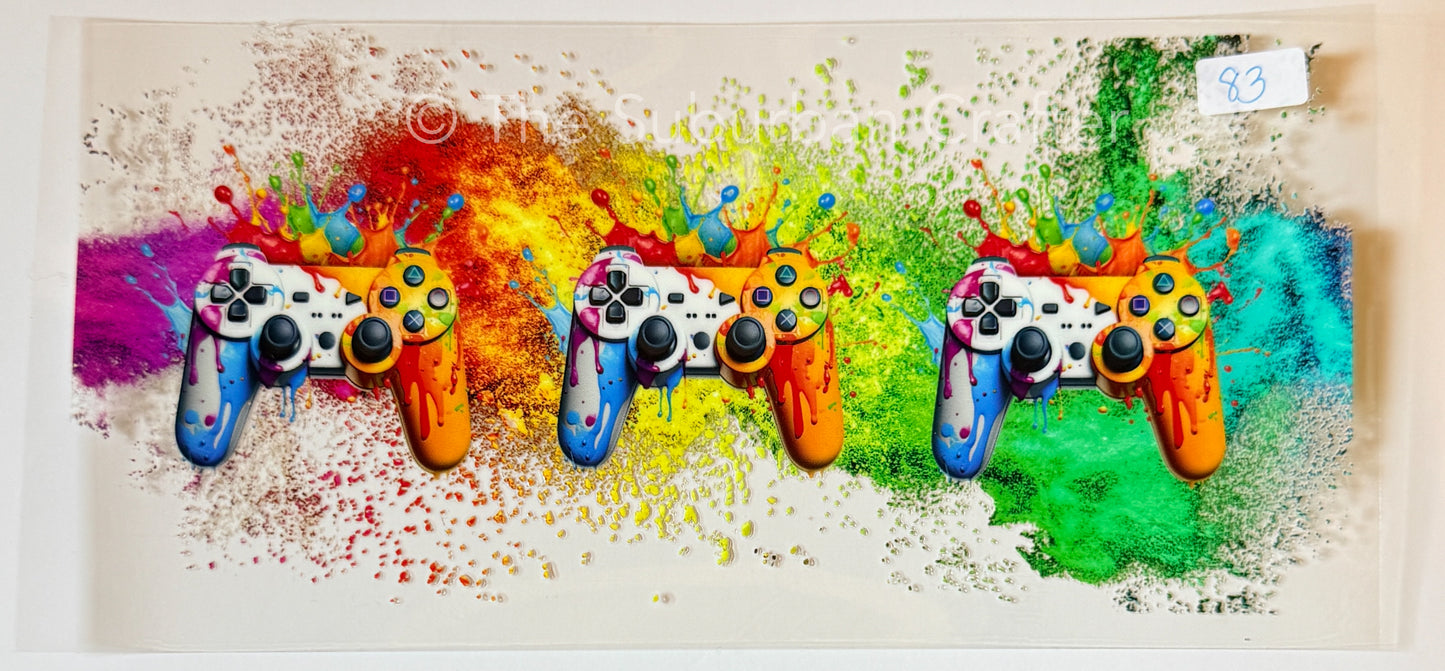 UV DTF Game controllers