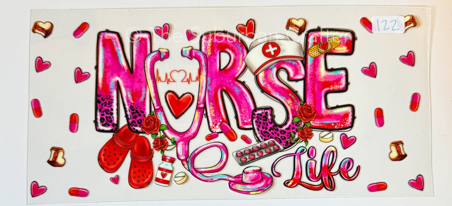 UV DTF Nurse life