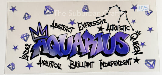 UV DTF Graffiti Aquarius
