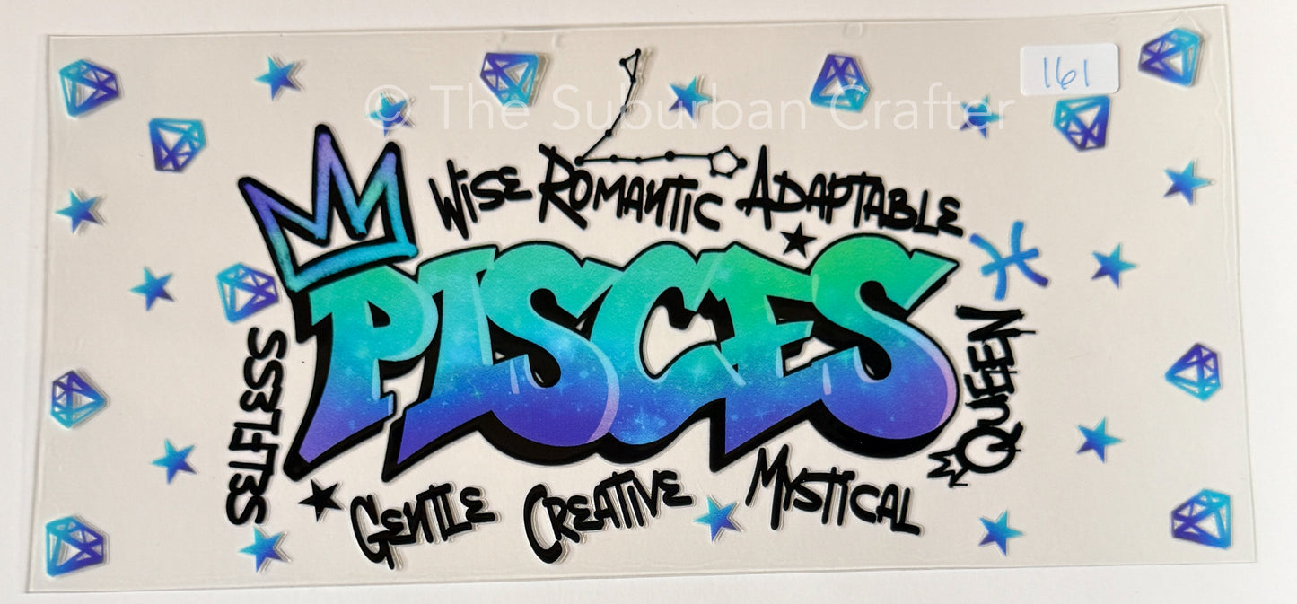 UV DTF Graffiti Pisces