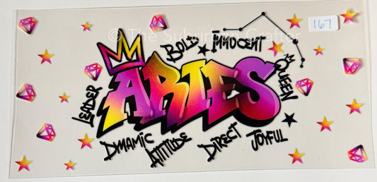 UV DTF Graffiti Aries