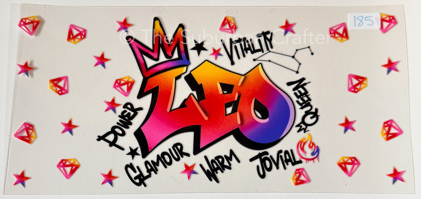 UV DTF Graffiti Leo