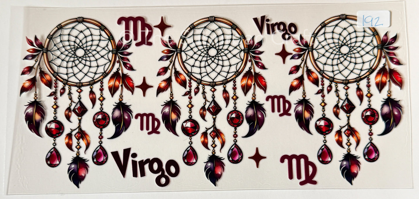 UV DTF Dreamcatcher Virgo