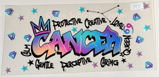UV DTF Graffiti Cancer