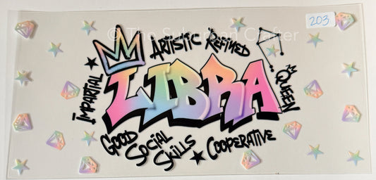 UV DTF Graffiti Libra