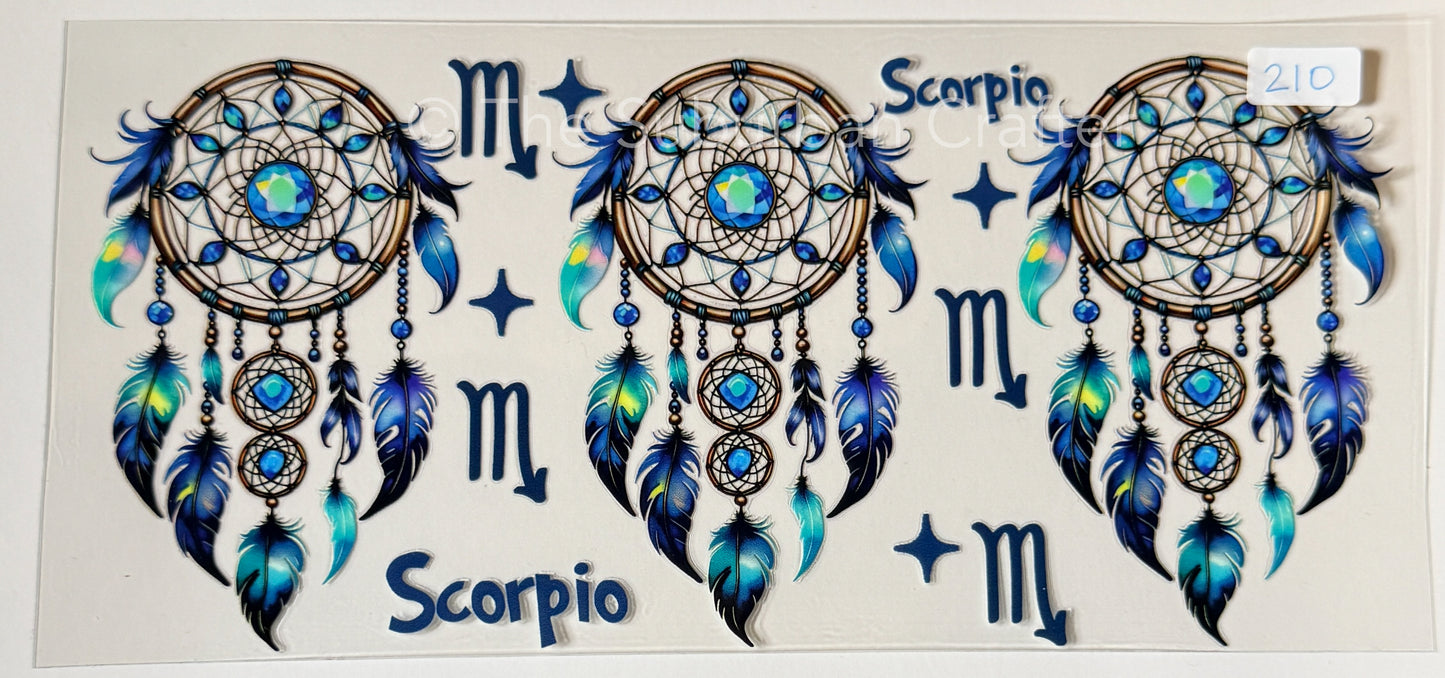 UV DTF Dreamcatcher Scorpio