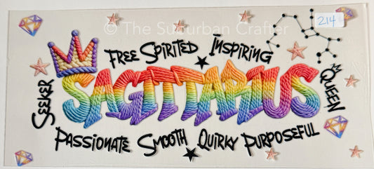 UV DTF Knit Sagittarius