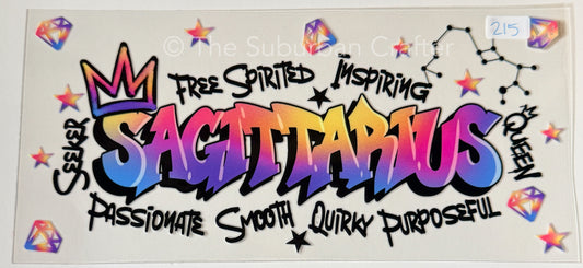 UV DTF Graffiti Sagittarius