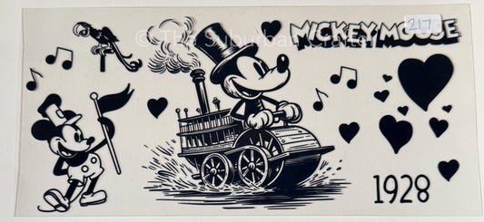 UV DTF Steamboat Mouse