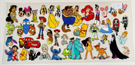 UV DTF Characters