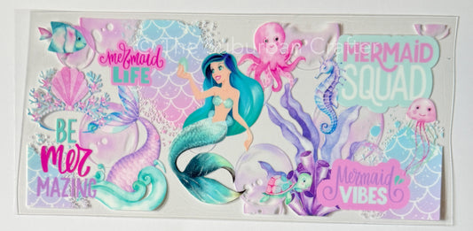 UV DTF Mermaid vibes