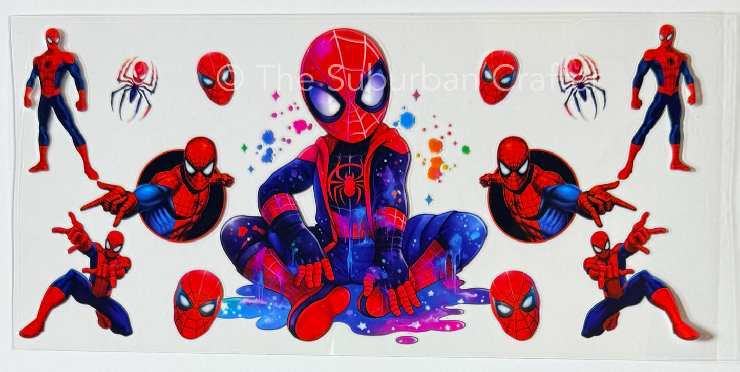 UV DTF Spiderman