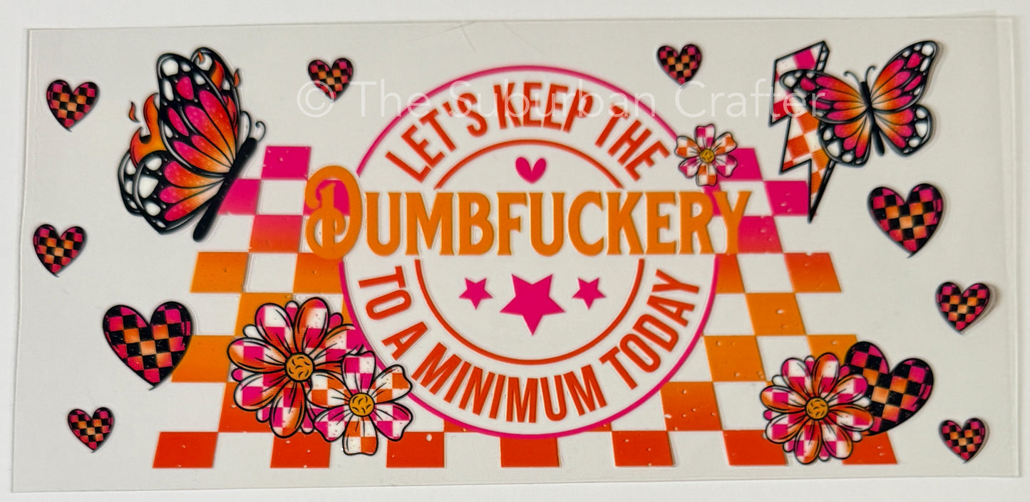UV DTF Dumbfury orange