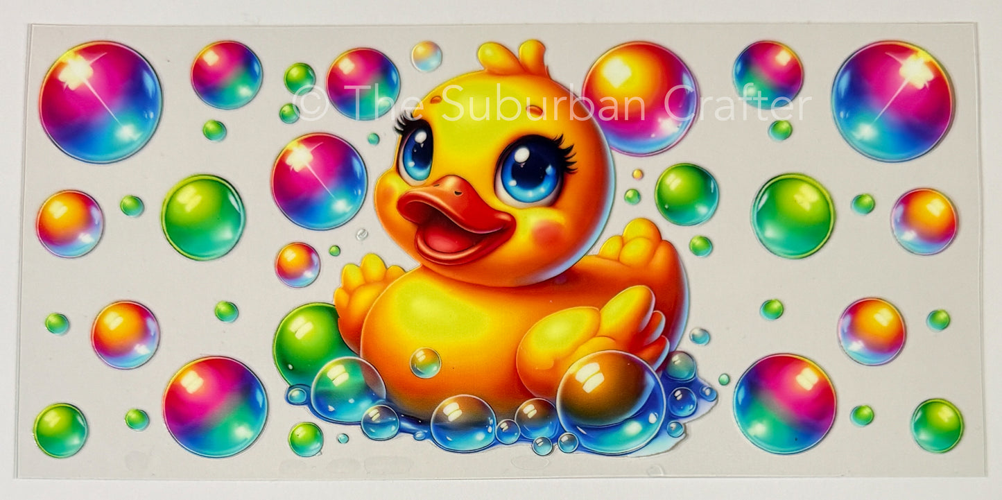 UV DTF Bubble ducky