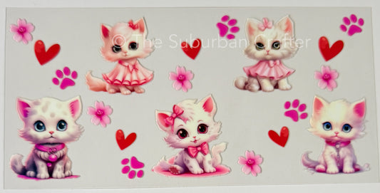 UV DTF Pretty kitty