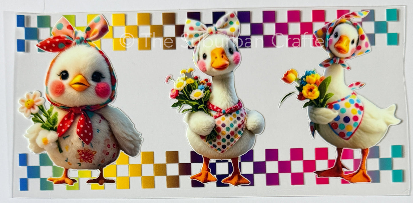 UV DTF Ducks
