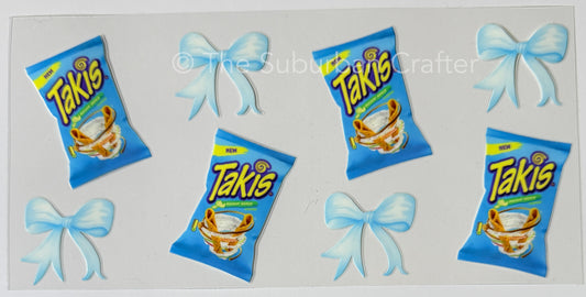 UV DTF Takis and bows