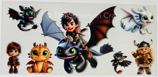 UV DTF Train your Dragon