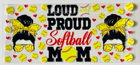 UV DTF Softball mom