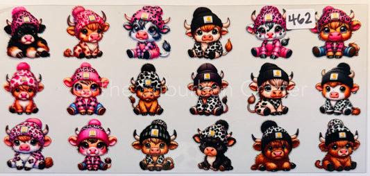 UV DTF Tiny cows