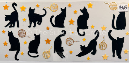 UV DTF Cats and yarn