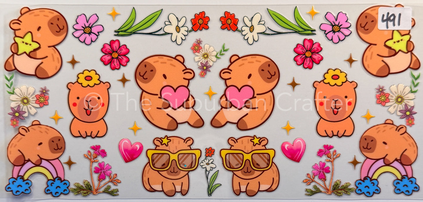 UV DTF Capybara