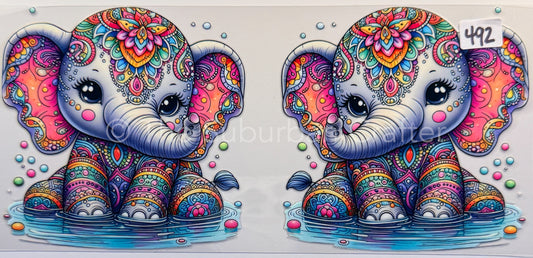 UV DTF LF Style elephant