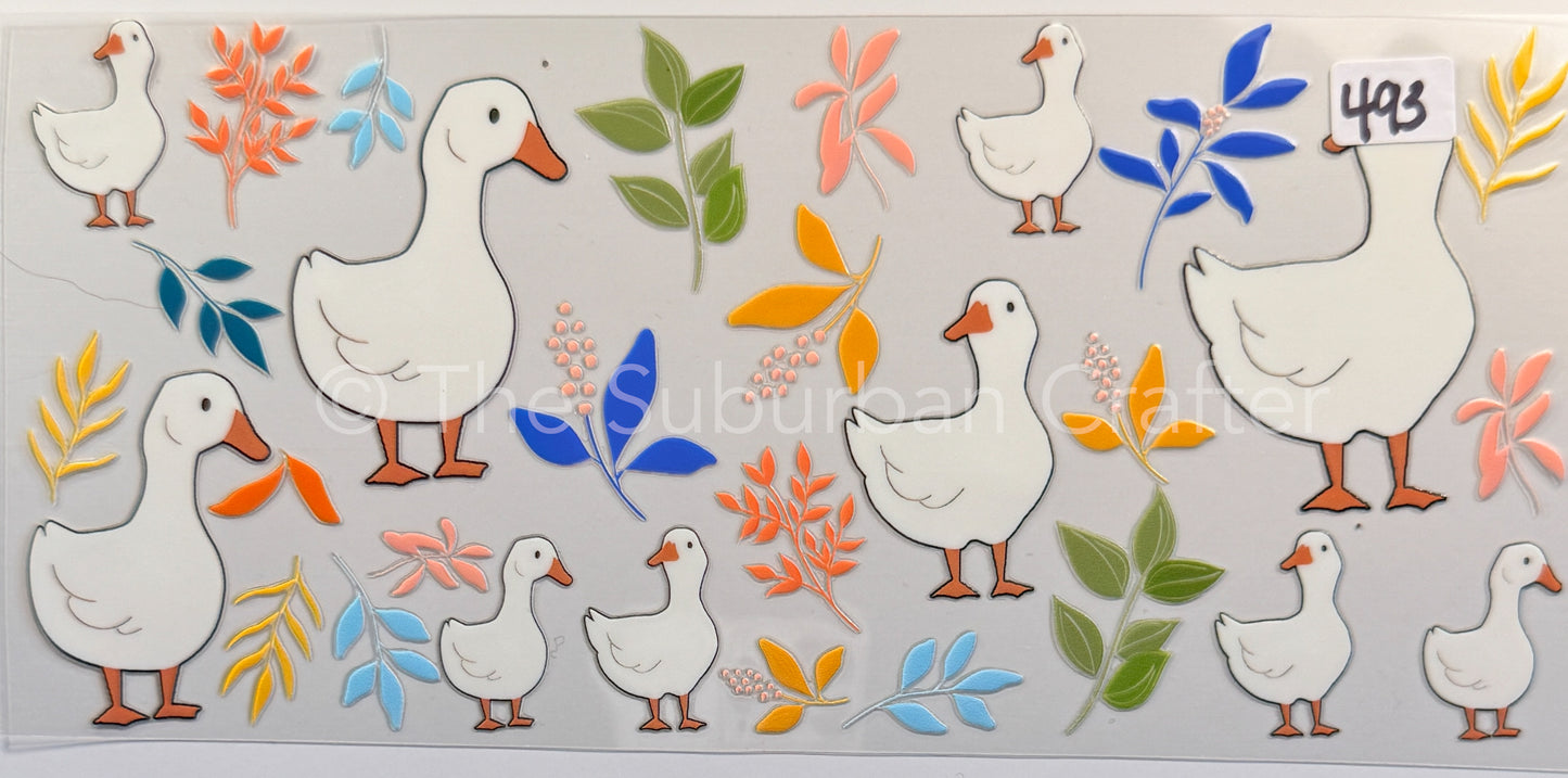 UV DTF White goose