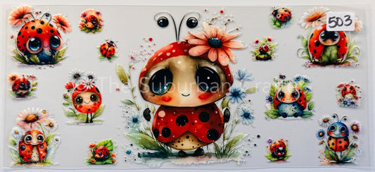 UV DTF Ladybug
