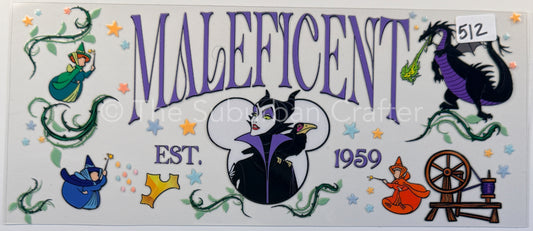 UV DTF Maleficent