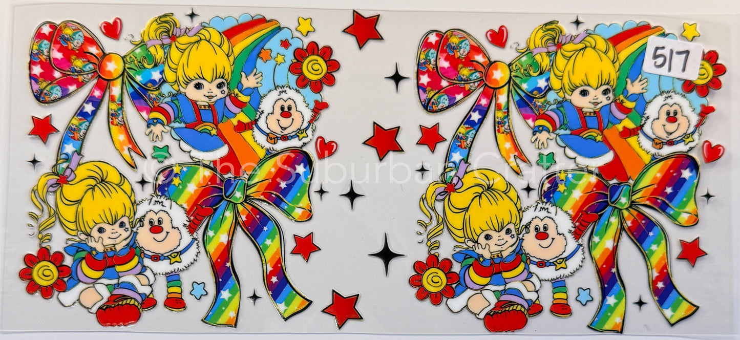 UV DTF Rainbow Brite