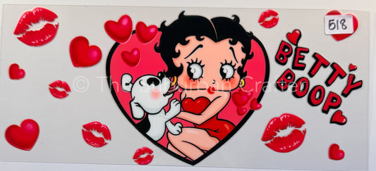 UV DTF Betty Boop