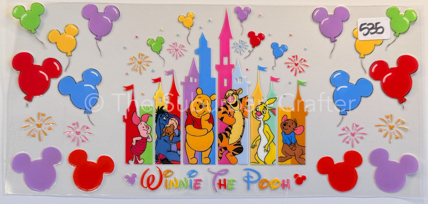 UV DTF Winnie and friends