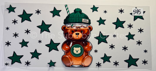 UV DTF SBucks bear