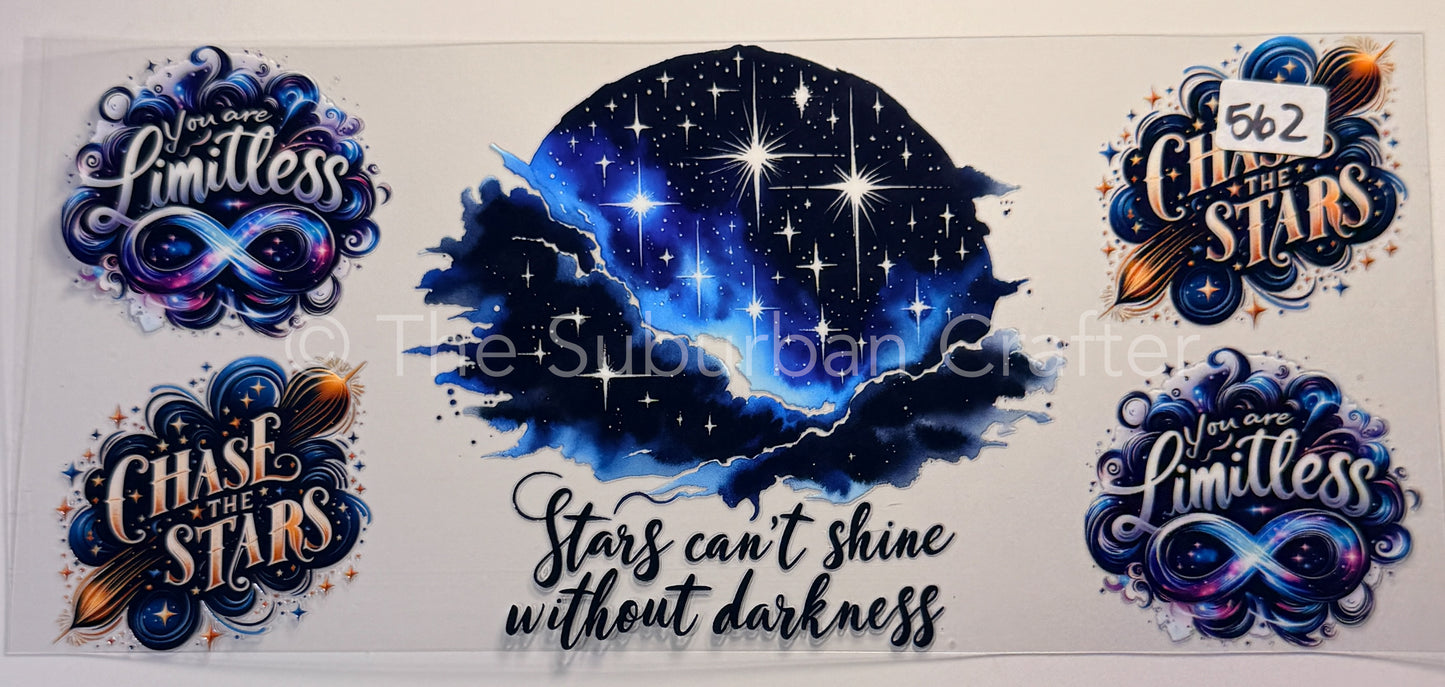 UV DTF Chase the stars