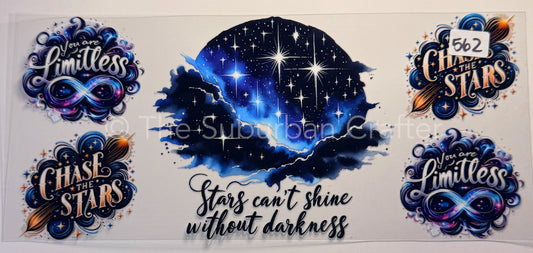 UV DTF Chase the stars