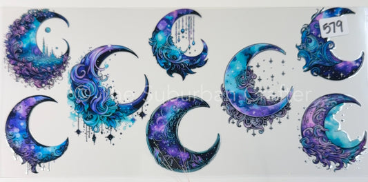 UV DTF Designed moons