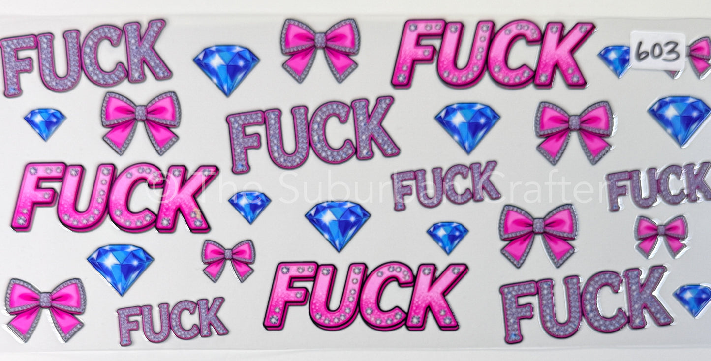 UV DTF Blingy F's