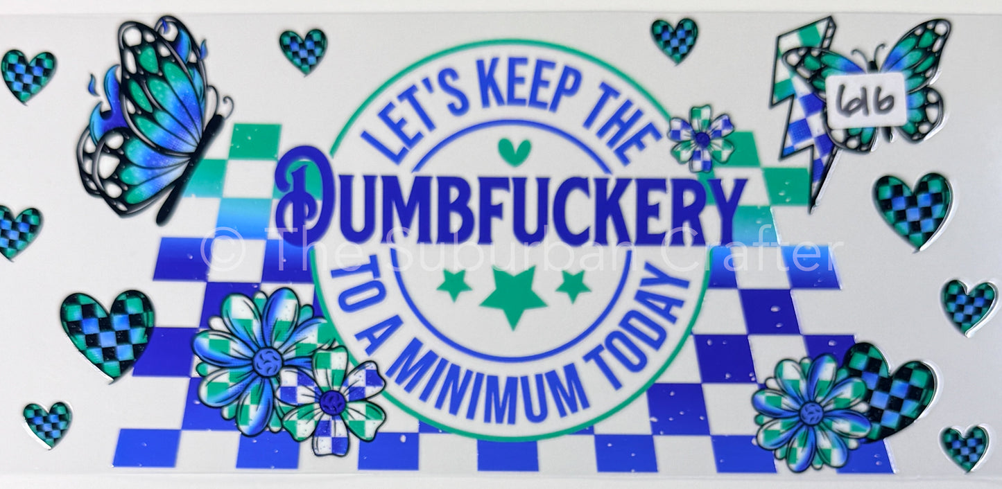 UV DTF Dumfery blue and green