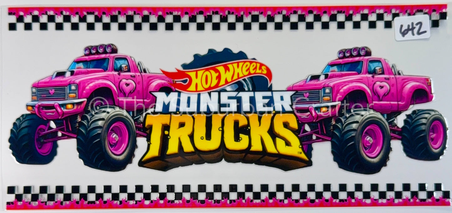 UV DTF Monster trucks 3