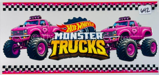 UV DTF Monster trucks 3