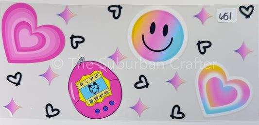 UV DTF 90's girl