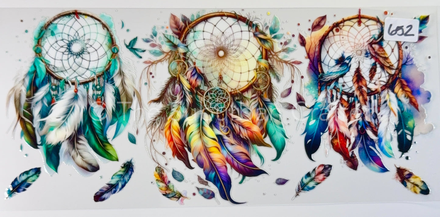 UV DTF Feathery dreamcatchers