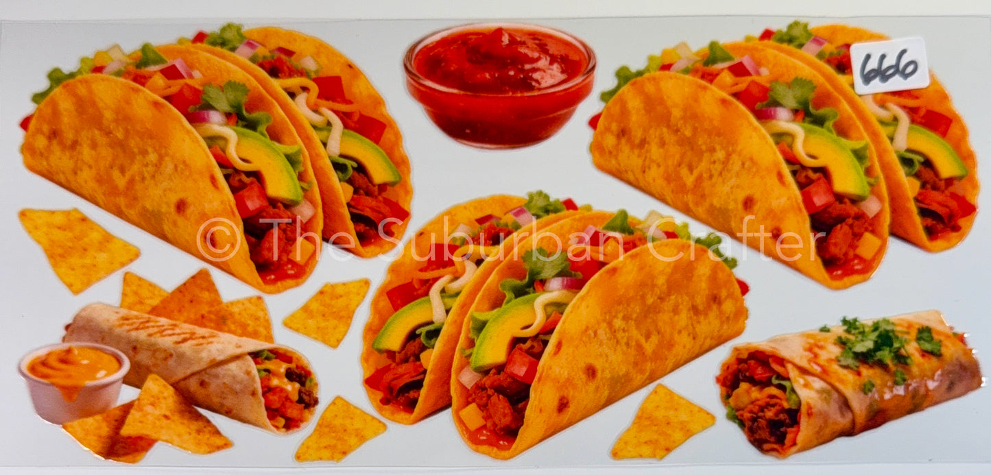 UV DTF Tacos
