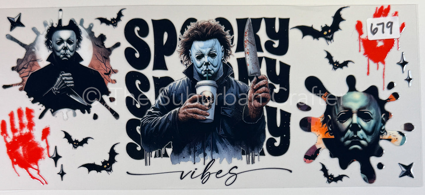 UV DTF Spooky vibes Michael