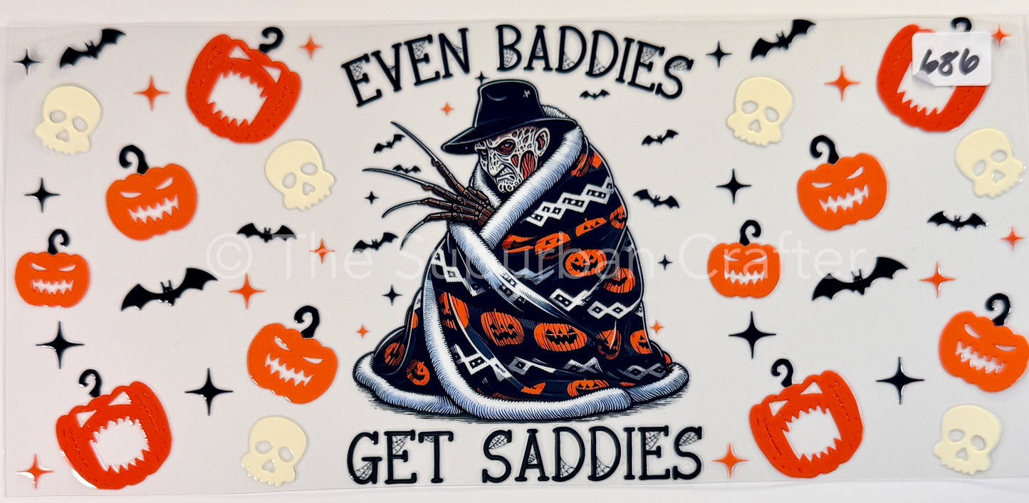 UV DTF Baddies saddies Freddy