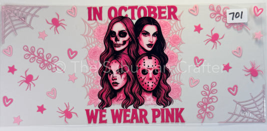 UV DTF We wear pink- girls