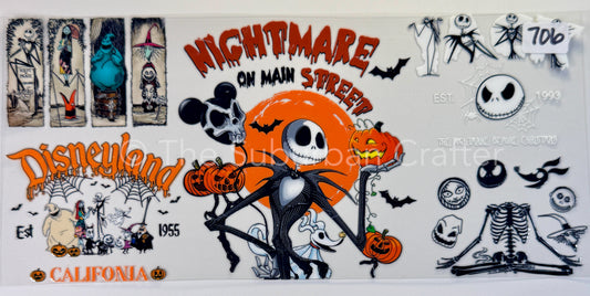 UV DTF Nightmare on main street w/ friends